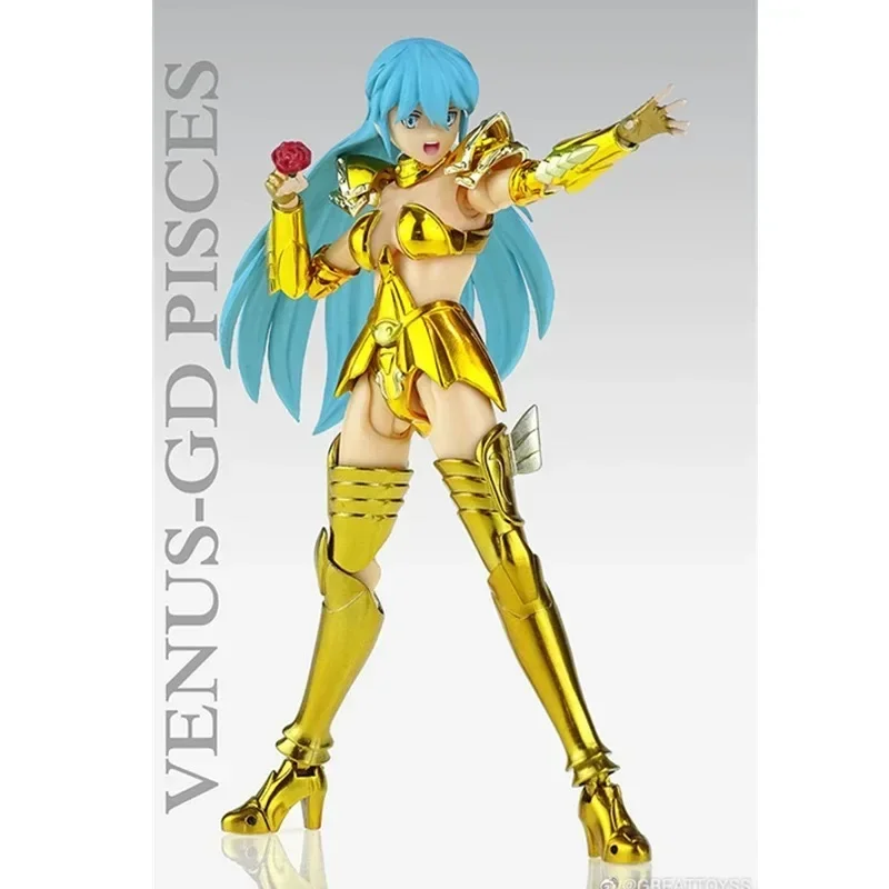 

Sacred Contract GT Female Pisces Golden Holy Clothes Fighter Mythical Model Ex Pisces Goddess Venus in Stock