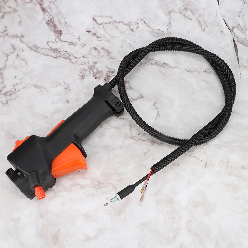 Universal Throttle Trigger Cable Assembly Black Trigger Cable Handle Switch Cable Throttle Control Plastic