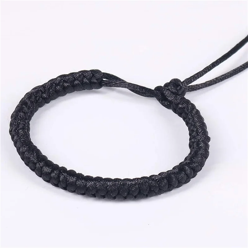 ABWP-2X Satin Rattail Polyester Cord,295 Feet 2Mm Black Beading String For Macrame Bracelets, Jewelry Making, Arts And Crafts