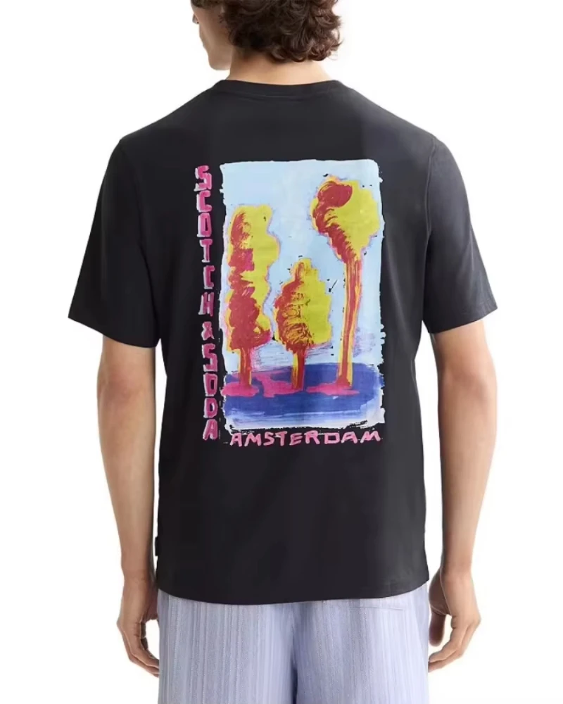 

Высокое качество, летняя мода 2025, элитные мужские и женские футболки с короткими рукавами Y2k, шотландская и газовая, обычный графический логотип