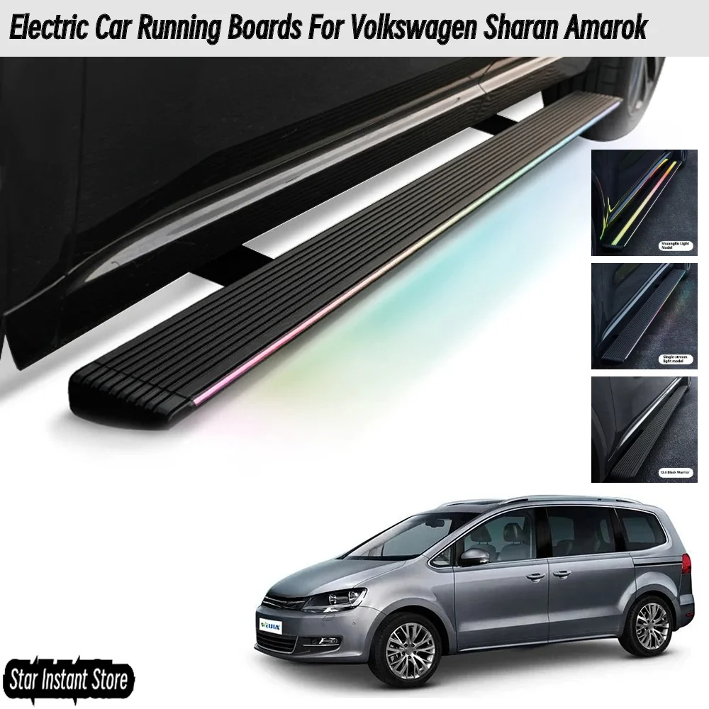 

Автоматические выдвижные подножки для Volkswagen Sharan Amarok Multivan Caravelle Teramont, электрические боковые ступеньки со светодиодной подсветкой