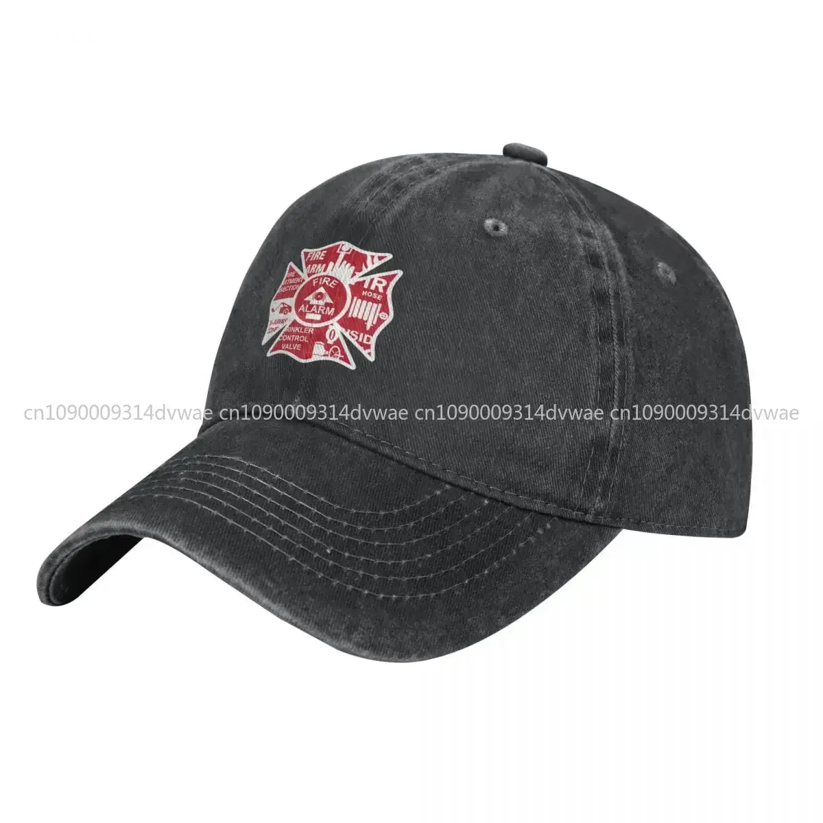 

Fire Inspector Firefighter Safety Signs Maltese Cross Design Cowboy Hat Trucker Cap Custom Cap Cosplay Women's Hats 2024 Men's