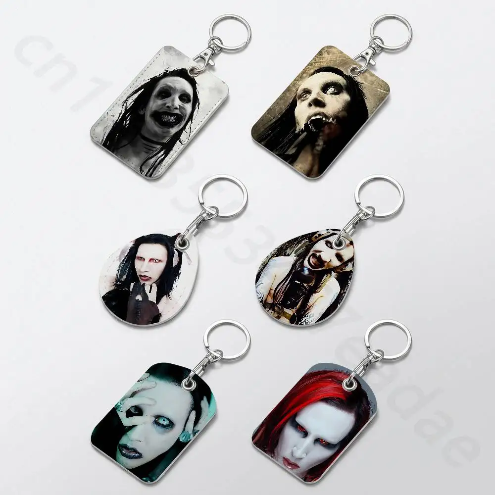 M-MarilynS M-MansonS Holder Keychain For Bank Business Work Card Holder Student Card Protective Case Bus Card