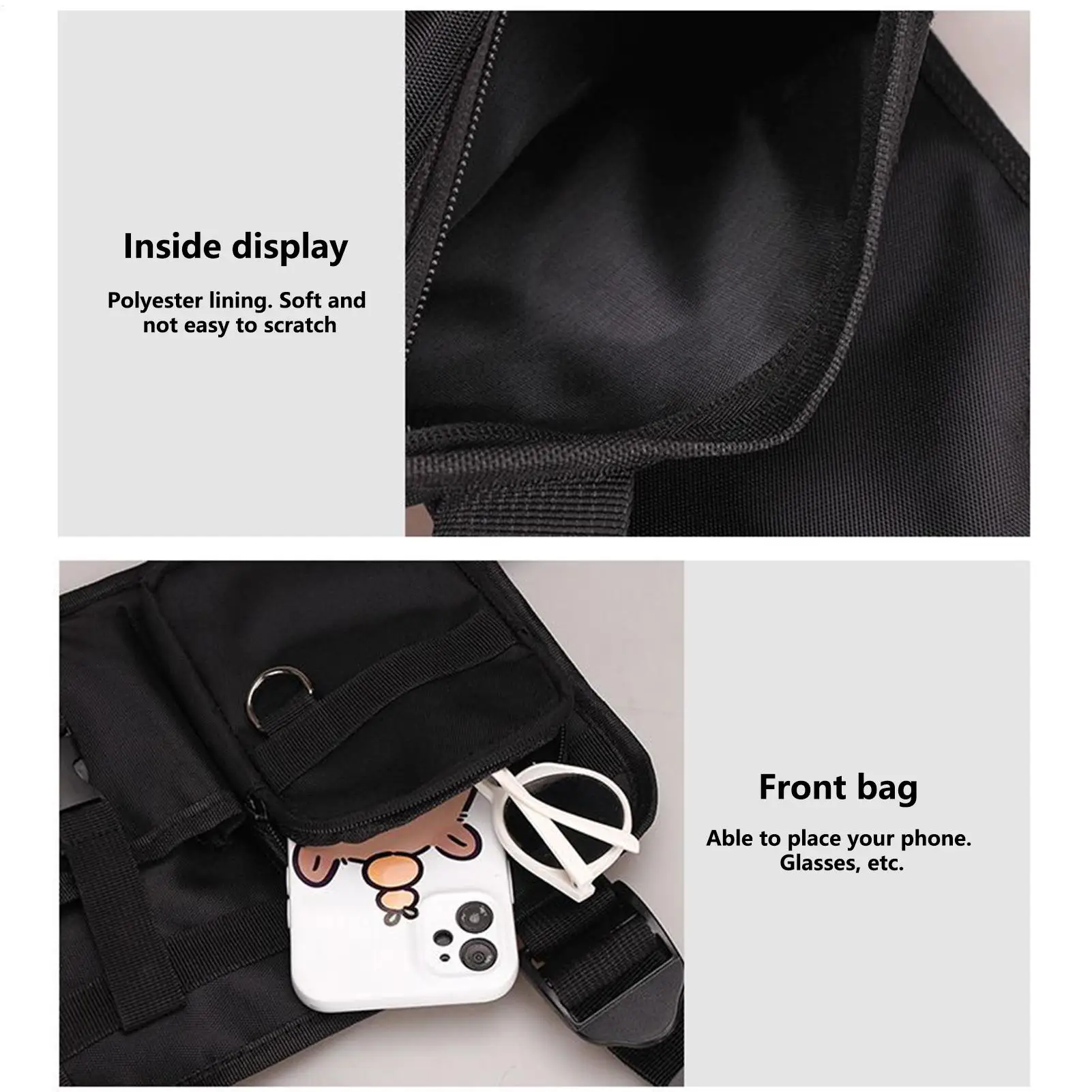 

Спортивная нагрудная сумка для мужчин, походная нагрудная сумка, спортивная сумка для организации и хранения, сумка для пеших прогулок, путешествий, мужчин, женщин, бегунов, прогулок