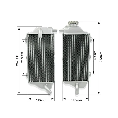 Imagen 2 del producto Radiador de aluminio para motocicleta, Enfriador de alto rendimiento para YAMAHA YZF 250, tanque de agua de refrigeración