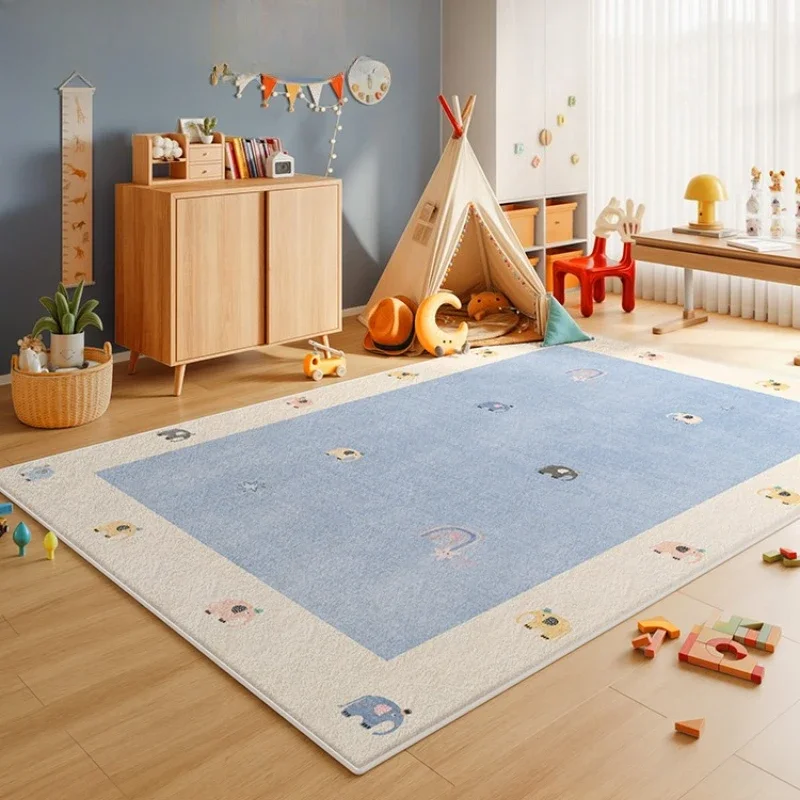 Baby crawling mat children's room bedroom bedside floor mat living room carpet dopamine reading area room cute girl
