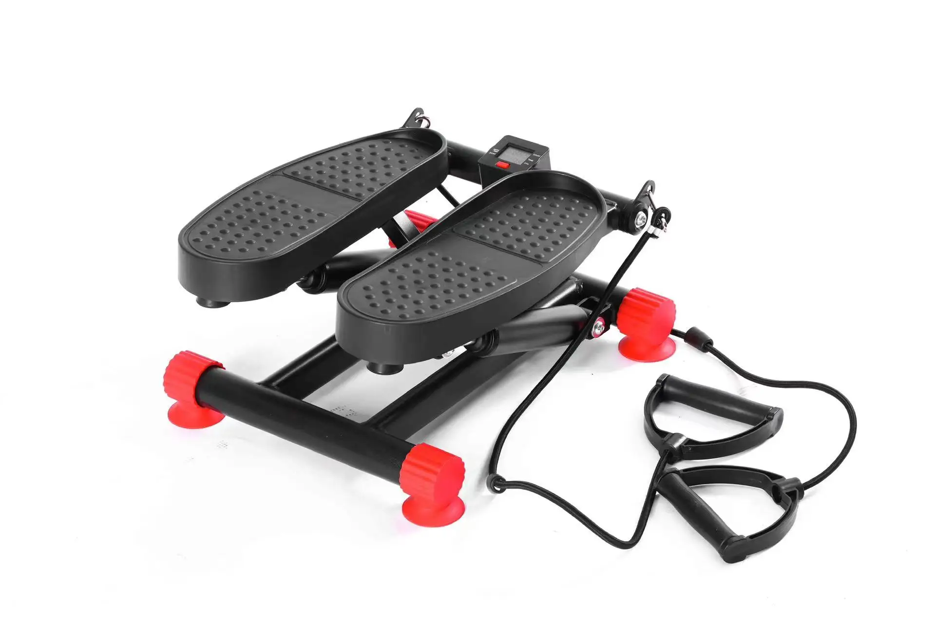 Steppers for Exercise, Stair Stepper with Resistance Bands, Mini Stepper  Hydraulic Fitness Stepper with LCD Monitor