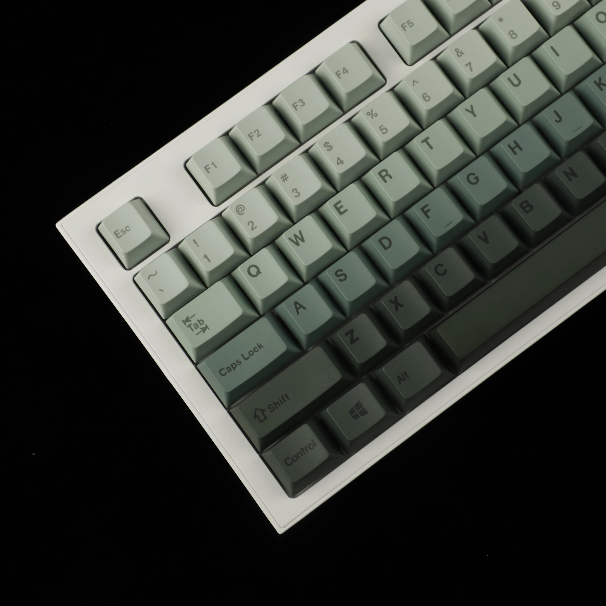 1.8mm Thickness PBT Gradient Keycaps Cherry Profile Dye Sub Mac Keyset For ANSI ISO 104 TKL GK61 96 75 GMMK NCR80 Mx Keyboard