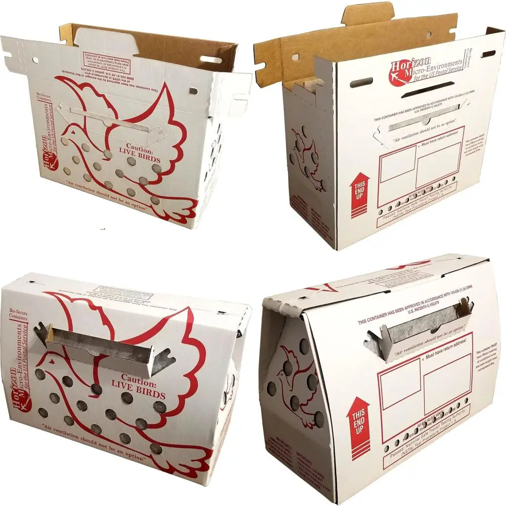 

Дышащие контейнеры для перевозки живой птицы, 10 штук