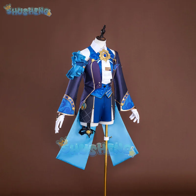 Honkai Star Rail Misha Cosplay Costume Wig Uniform Hat Mikhail Char Legwork The Reverie Hotel Bellboy Halloween Party Women Men