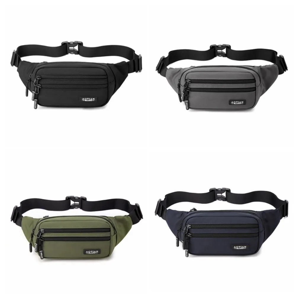 Large Capacity Running Waist Bags Wear-resistant Lightweight Sports Phone Bag Multi-function Waterproof Men Chest Bag