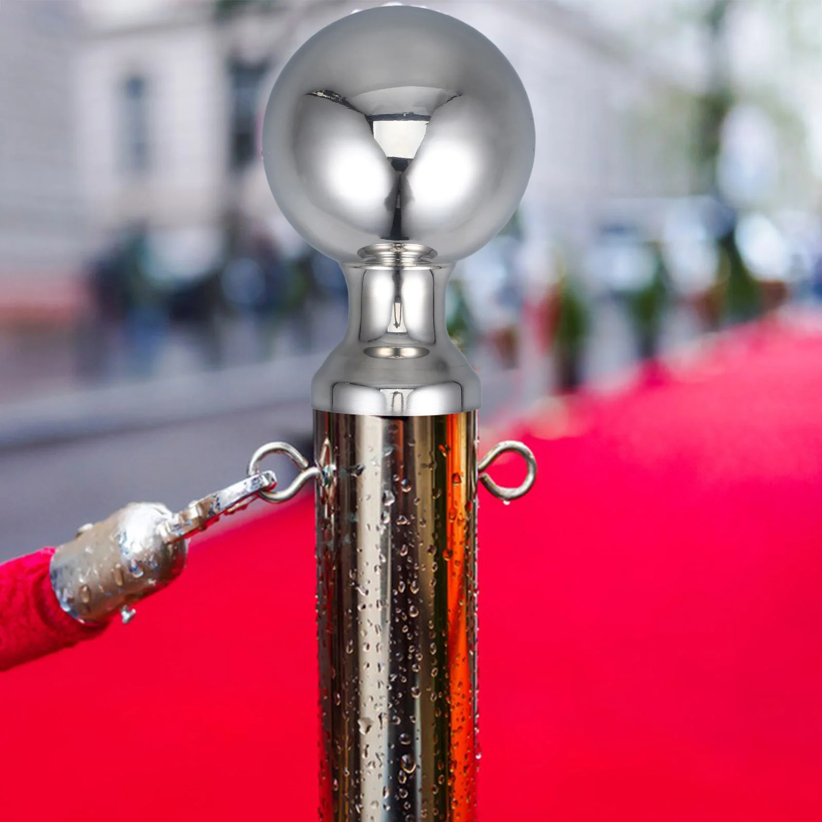 Stainless Steel Handrail Post Cap for Stair Guardrail Fence Decorative Railing Finial Castlike Design Easy