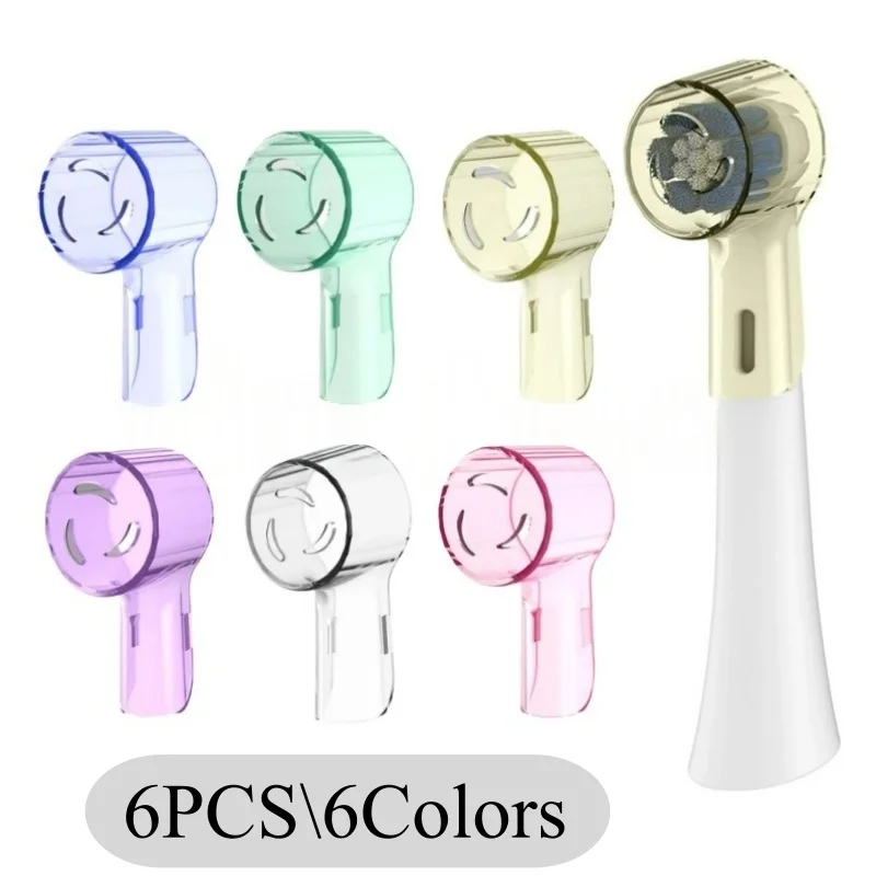 2-8 Stuks Kleuren Tandenborstel Stofdicht Covers Caps Compatibel met Braun Oral B & iO Serie Elektrische Tandenborstel hoofd Protector