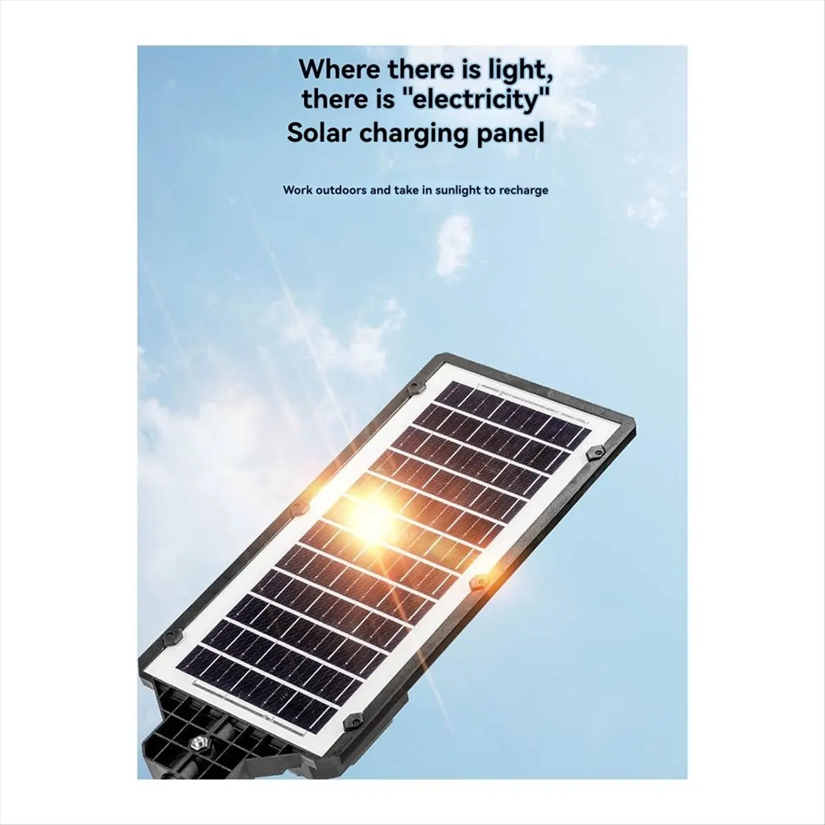 AA19 Solar Light Outdoor Garden Lighting Waterproof Super Bright Human Body Induction Street Light with 98 Lamp Beads