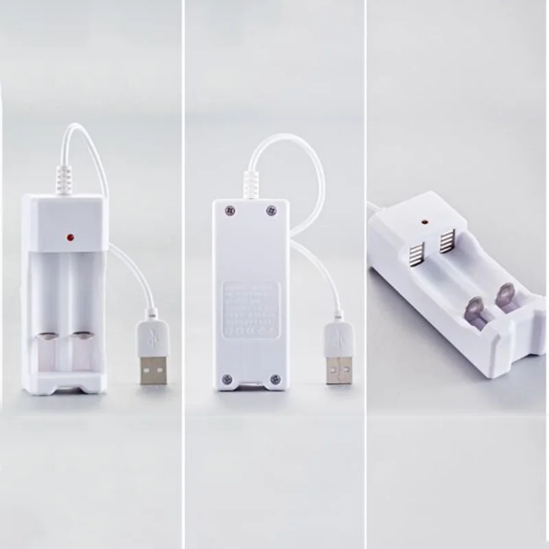 Cargador de batería Universal de 2 ranuras, enchufe USB para baterías recargables AA/AAA, accesorios de carga L1