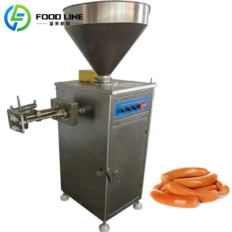 

Электрическая вертикальная машина для набивки колбас из нержавеющей стали Vevor: автоматическая мясорубка для приготовления мясных рулетов и колбас из свинины