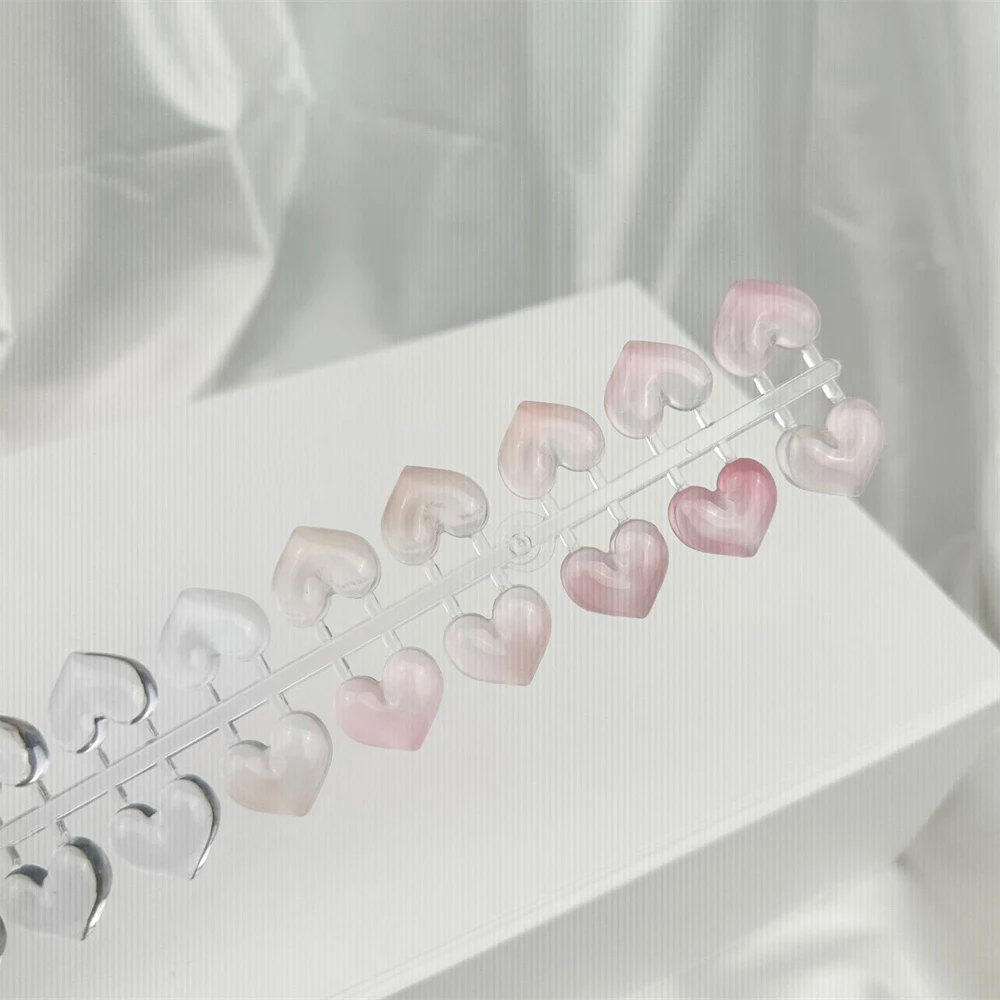 1/3/5PCS Nail Piece Waterproof And Durable Short Nail Art Plate The New Nail Decoration Wear-resistant Heart-shaped