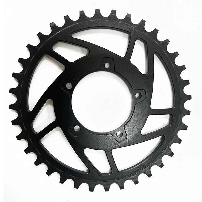 36 Teeth For Bafang Middle Motor BBS 01 02 Series 36T Chainring Aluminum Alloy 6061-T6 Positive And Negative Teeth