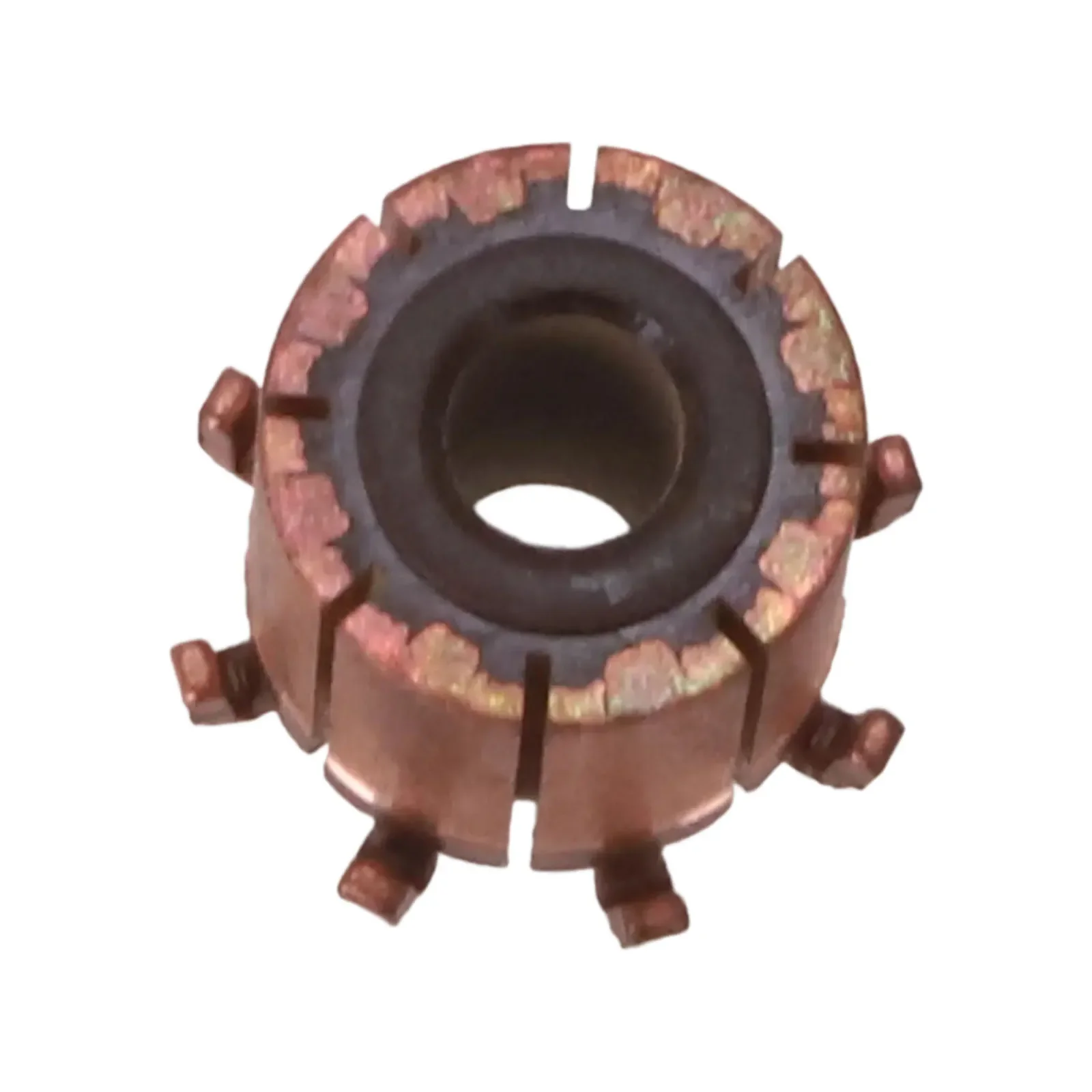 Wear Resistant Motor Commutator Hook Type P Teeth Versatile Compatibility Commutator Compatibility Copper Tone