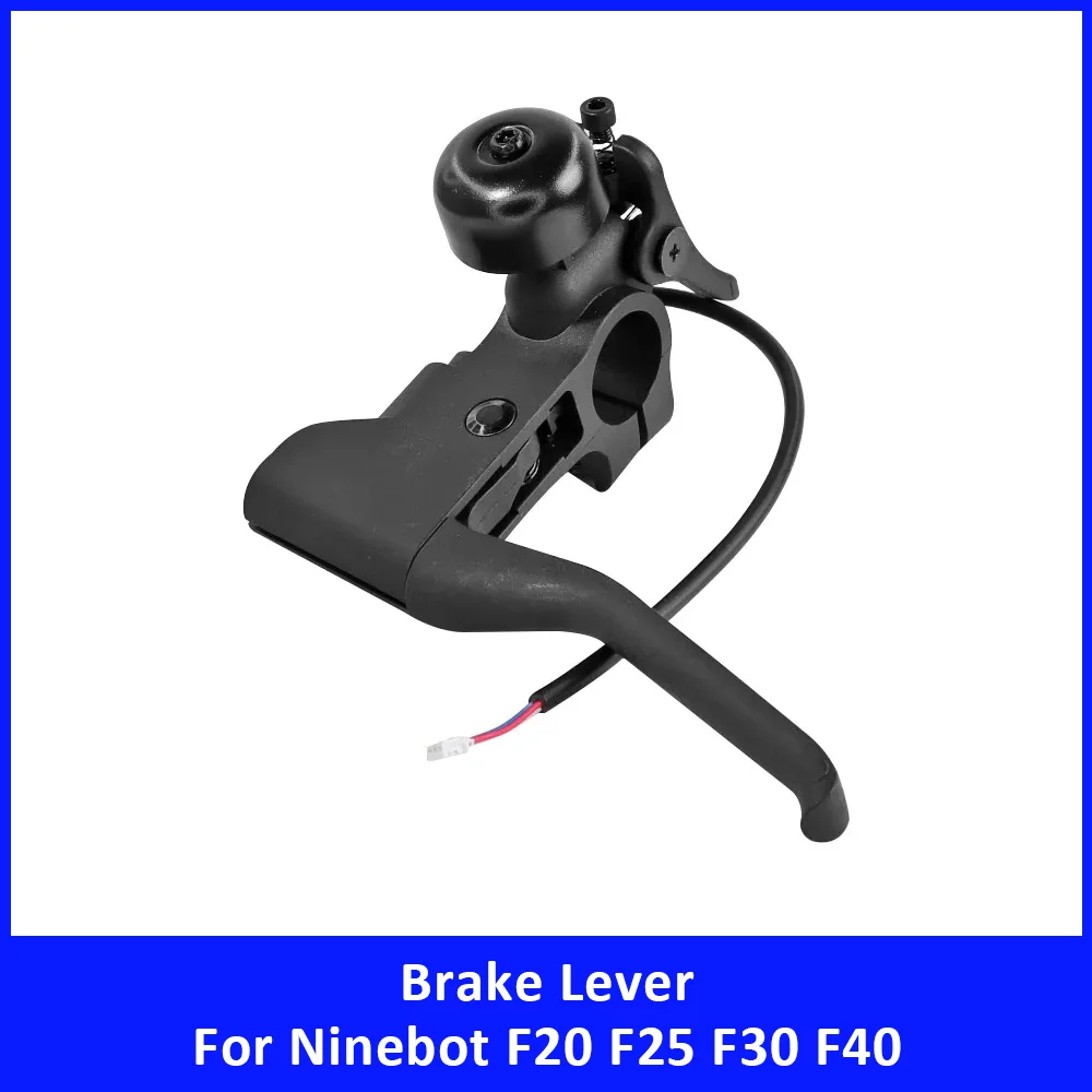 Electric Scooter Brake Lever Handle with Bell Replacement Accessories for Ninebot F20 F25 F30 F40 Brake Handle
