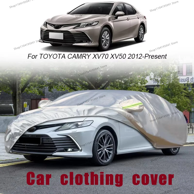 

Для TOYOTA CAMRY XV70 полный автомобильный чехол дождь мороз снег автомобильный защитный чехол, защита от ультрафиолета, защита автомобильной краски