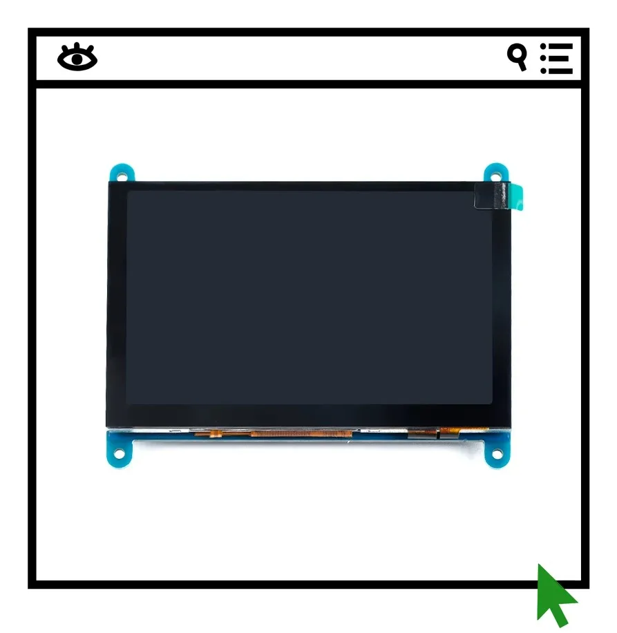 

5-inch HDMI LCD Display Capacitive Touchscreen