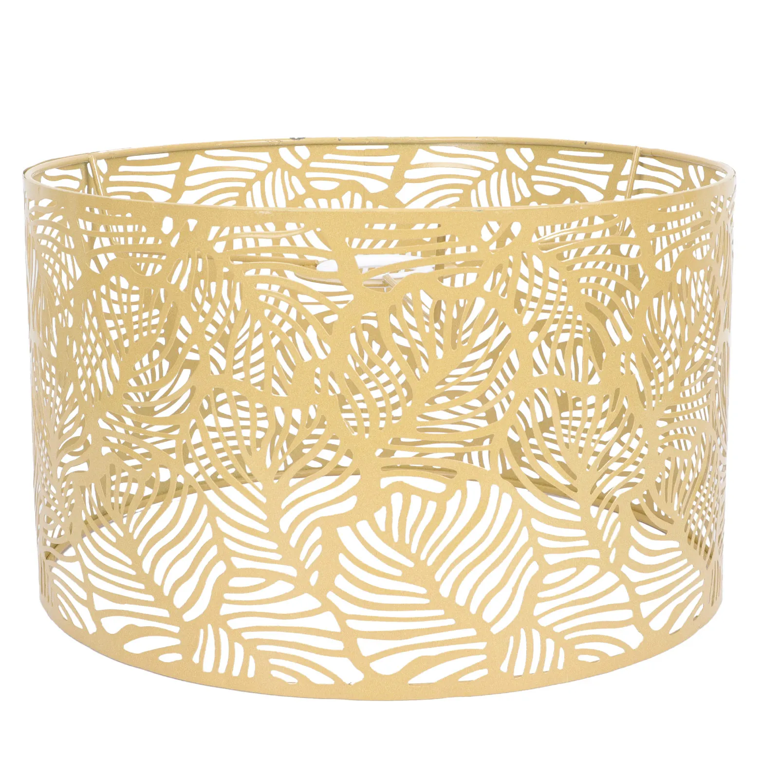 Stabilny żelazny klosz lampy z ażurowym wzorem liści, praktyczna lampka do sypialni, dekoracyjna osłona lampy do domu, łatwa instalacja.