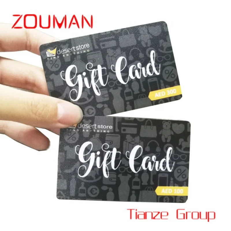 Custom , Plastic cards custom printed matte finish CR80 PVC gift card