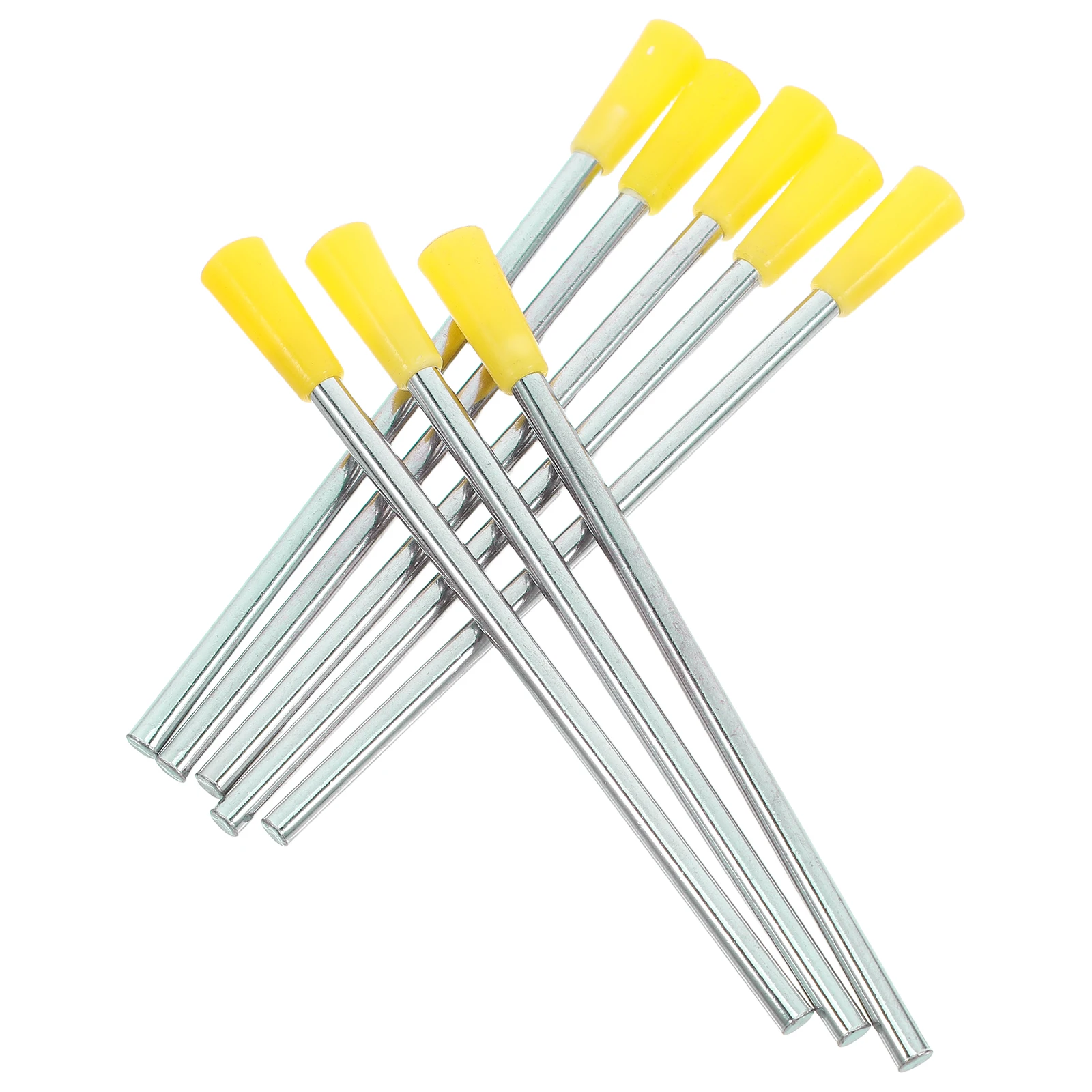 

8 pcs Triangle Beater Kids Instruments Durable Metal Plastic Toddler Musical Percussion Stick Orchestral Classroom Hand