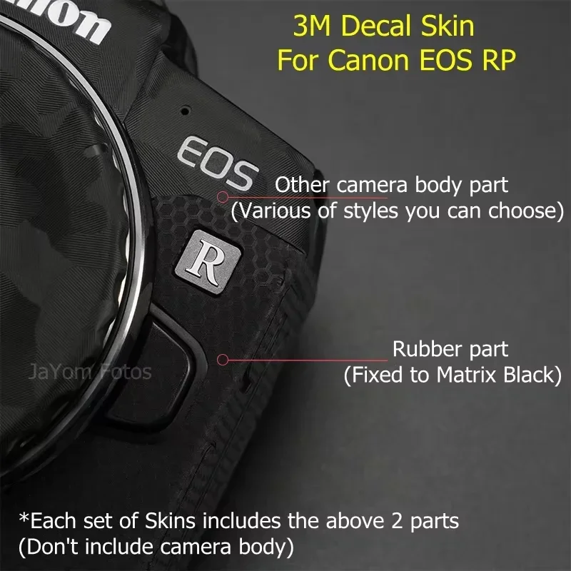 For Canon RP Decal Skin Vinyl Wrap Anti-Scratch Film Mirrorless Camera Body Protective Sticker Protector Coat EOS EOSRP