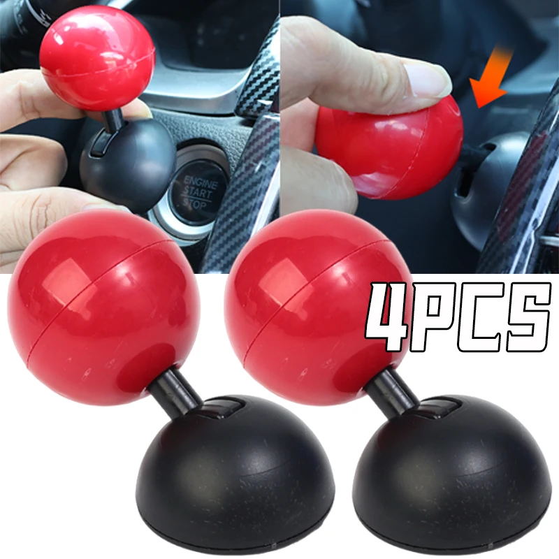 

1-4PCS Car One Click Start Plastic Button for Car Engine Start/stop One-click Start Button Cover Decoration Sticker Accessories