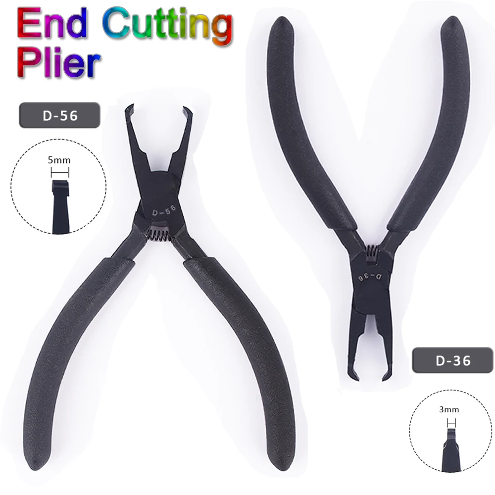 D-56/D-36 Mini End Cutting Pliers 11.5*8.5cm Cable Wire End Nippers Plier Wire Nippers Hand Tool Bent-nose Clamp Premium Tools