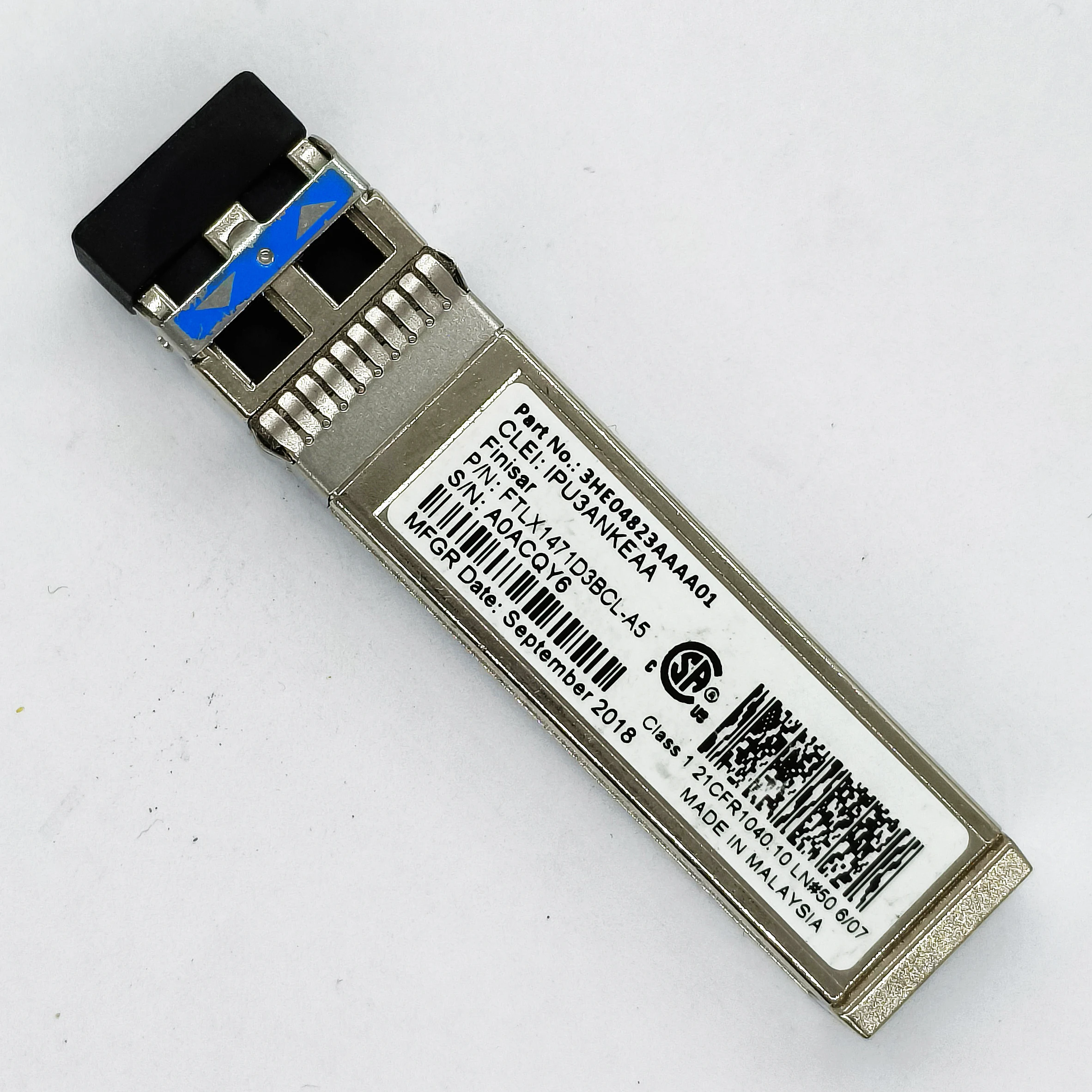 

Genuine For Nokia 3HE04823AA 3HE04823AAAA01 FTLX1471D3BCL-A5 IPU3ANKEAA 10G 10KM 1310 LC Refurbished Transceiver Optical Module