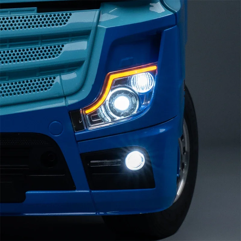 3363 1851 LED Headlight Running Light Turn Signal Accessorie for 1/14 Tamiya RC Truck Trailer Mercedes Benz Actros Car DIY Parts