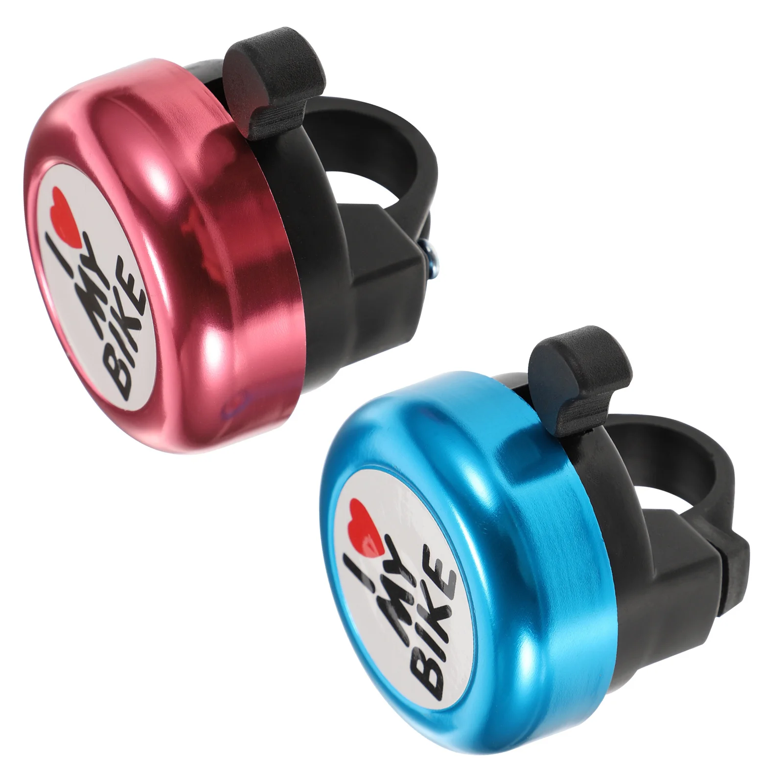 

1Set Durable Aluminum Alloy Plastic Bike Bell for Scooter Tricycle Cartoon Simple Design Bike Bell