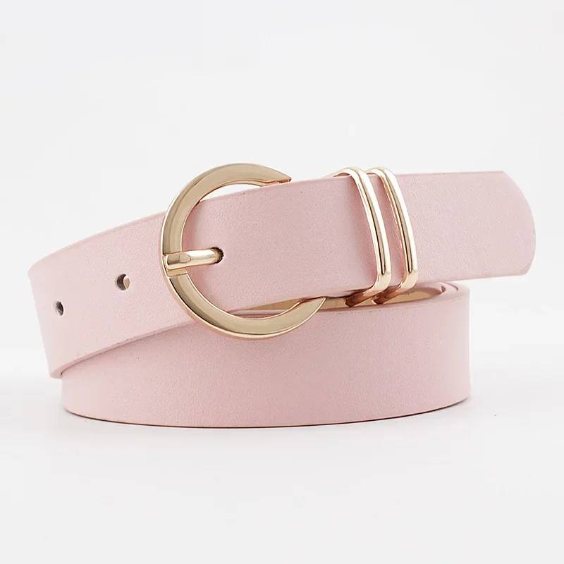 2023 New Women Pink Wild Trouser Belt Cowgril Western Blets Casual Ladies Belt Youth Fashion Wide Belt Classic Vintage Waist