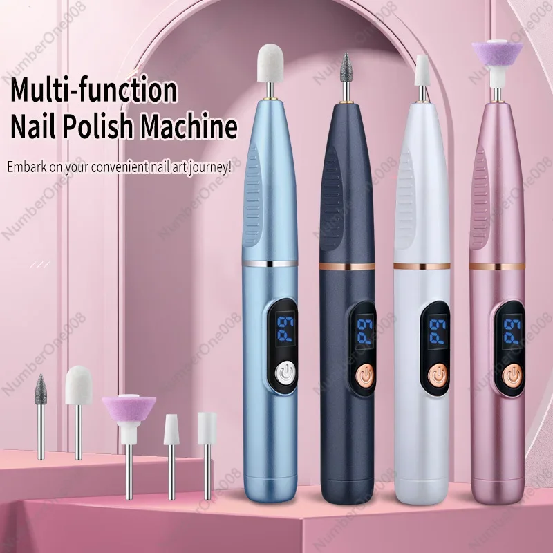 2024 New Rechargeable Multifunctional  Electric Mini Polisher Nail Tool