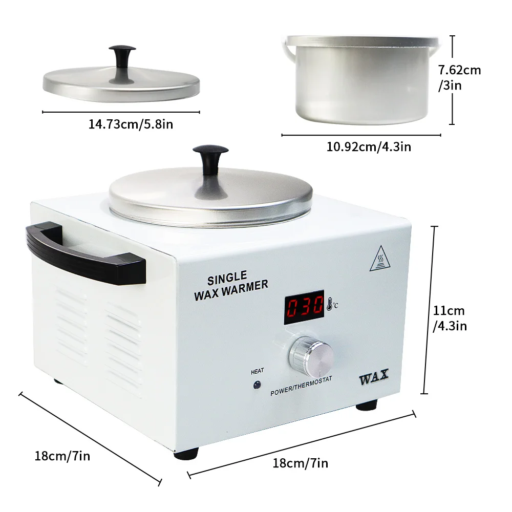 500ML 100w AC110-220v Single Wax Warmer Wax Machine Single Wax Warmer Machine  Hair Removal Waxing Machine