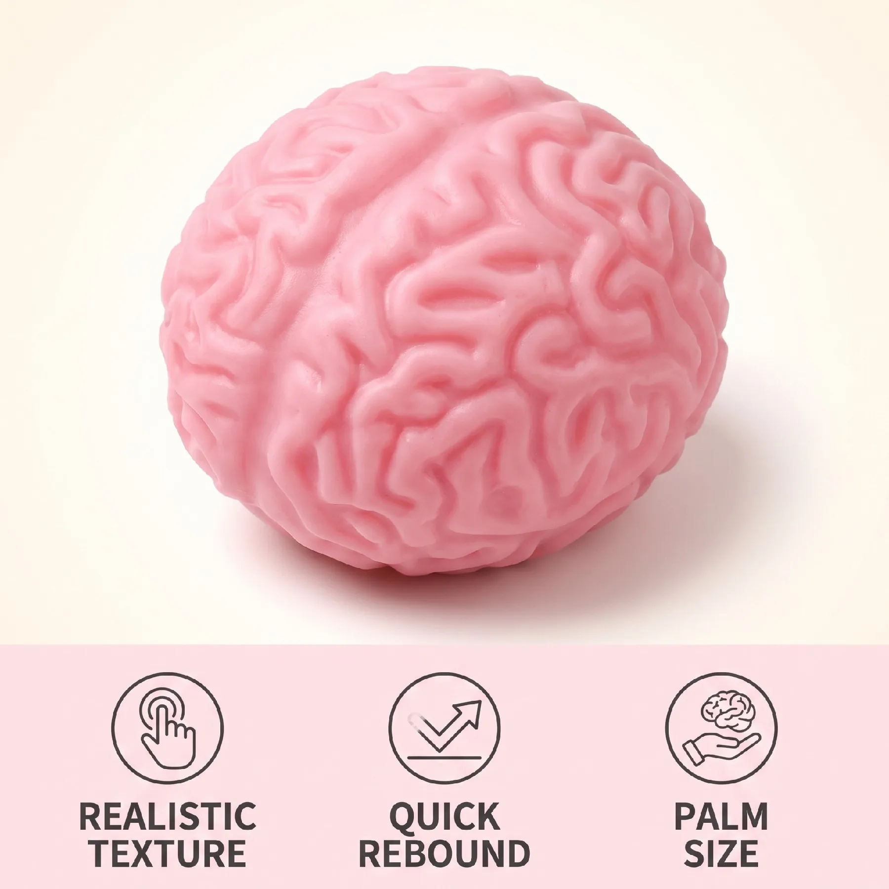 Halloween Brain Squishy Stress Ball Funny Squeeze Ornament Party Favor Easter  Festival Stress Relief Sensory Fidget Horror