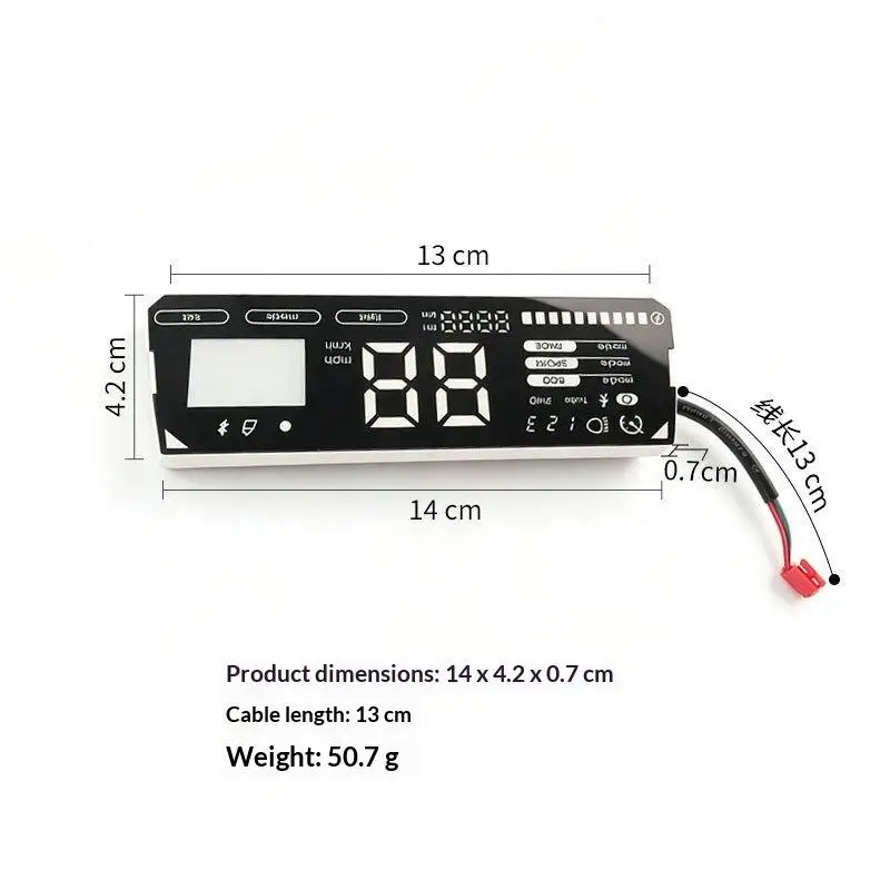 Kukirin Electric Scooter Display Dashboard Bluetooth Replacement Screen Dustproof Clear Visual Original Size Repair Accessory f