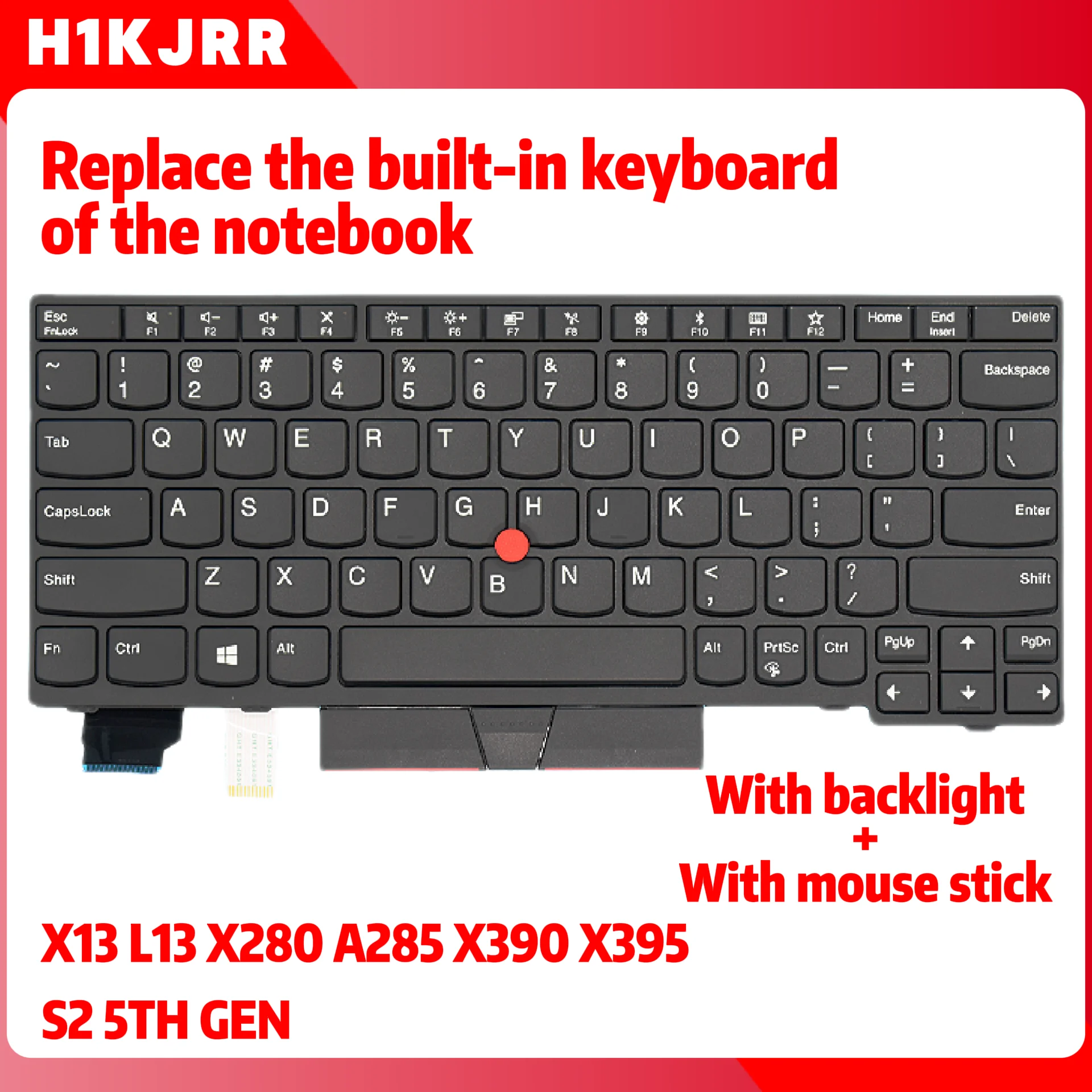 Для Thinkpad Lenovo X13 L13 X280 A285 X390 X395 Клавиатура S2 5TH GEN Для Thinkpad Lenovo X13 L13 X280 A285 X390 X395 Клавиатура S2 5TH GEN