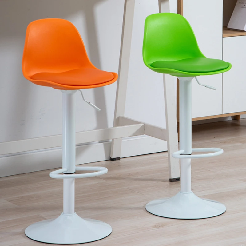 

Metal Chairs Furniture Wooden High Stool for Kitchen Bar Chair Backrest Nordic Ergonomic Swivel Height Counter Outdoor Antique