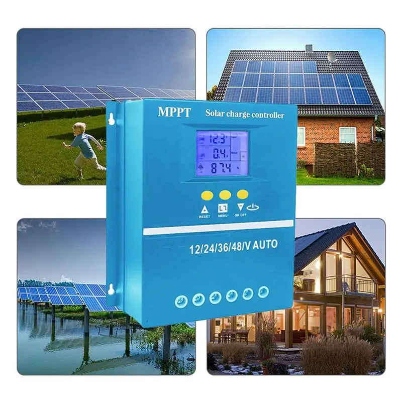B29C-2X 80A MPPT Solar Charge Controller 12V 24V 36V 48V Battery System Auto,PV Solar Panel Regulator