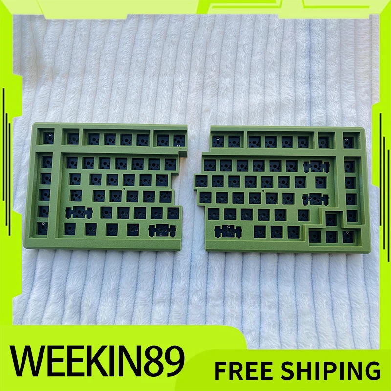 Weekin89 Split Wireless Keyboard Kit 2.4g Single Mode Custom Color Hot Swap Vail Ergonomics Office Gaming Mechanical Keyboards