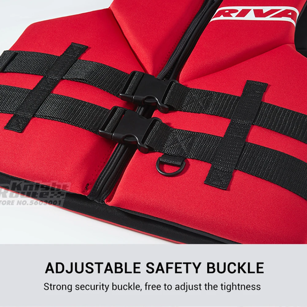 Life Jacket Adults Vest Surf Motorboats Ski Kayak Fishing Vest Wakeboard Raft Rescue Boat Drifting Life Safety Vest Swimming