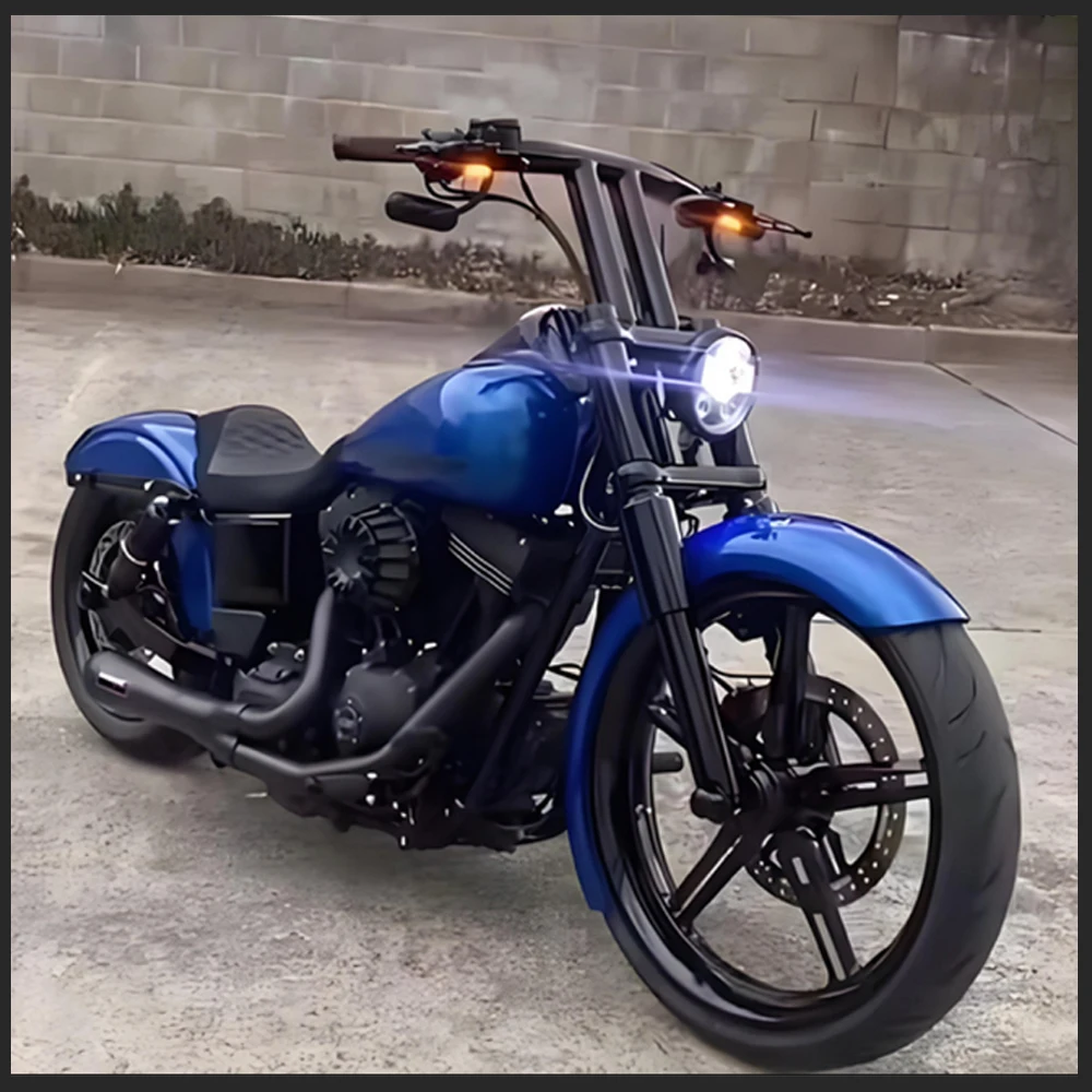 For Harley DYNA Street Bob FXDB Low Rider‌ FXDL Fat Bob FXDF 2006-2017 Motorcycle Front Fork Tube Caps Shock Protective Cover