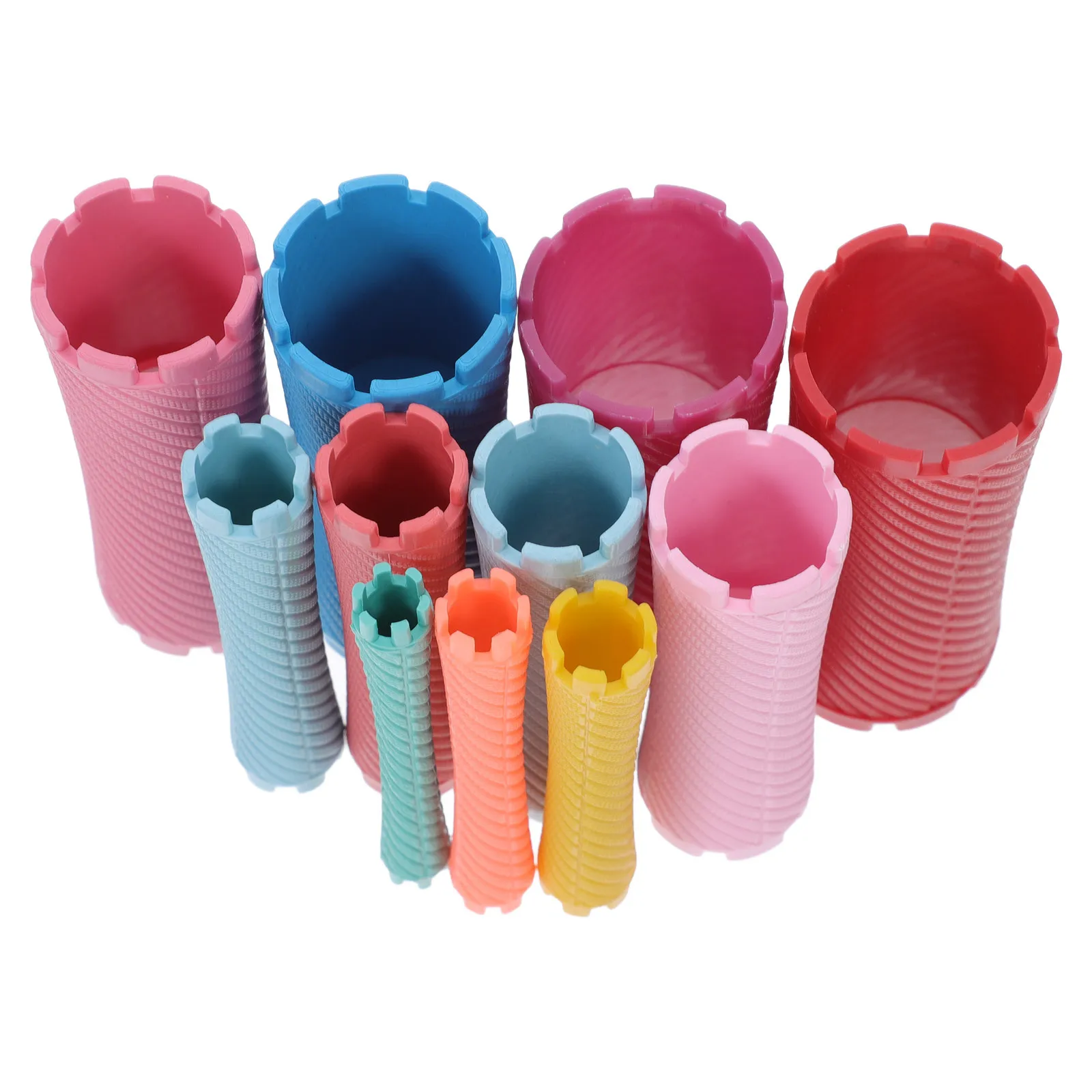 

Perm Rods 100pcs Foam Hair Curler Tubes Reusable Wavy Styling Tools Salon Hairdressing Supplies for Women Curly Hair Maker