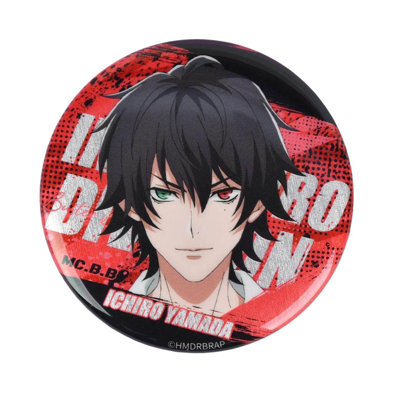 58mm Anime Hypnosis Microphone Division Rap Battle DRB Aohitsugi Samatoki Cosplay COSTUME Badge Pin SPTE Tinplate Brooch﻿ Prop