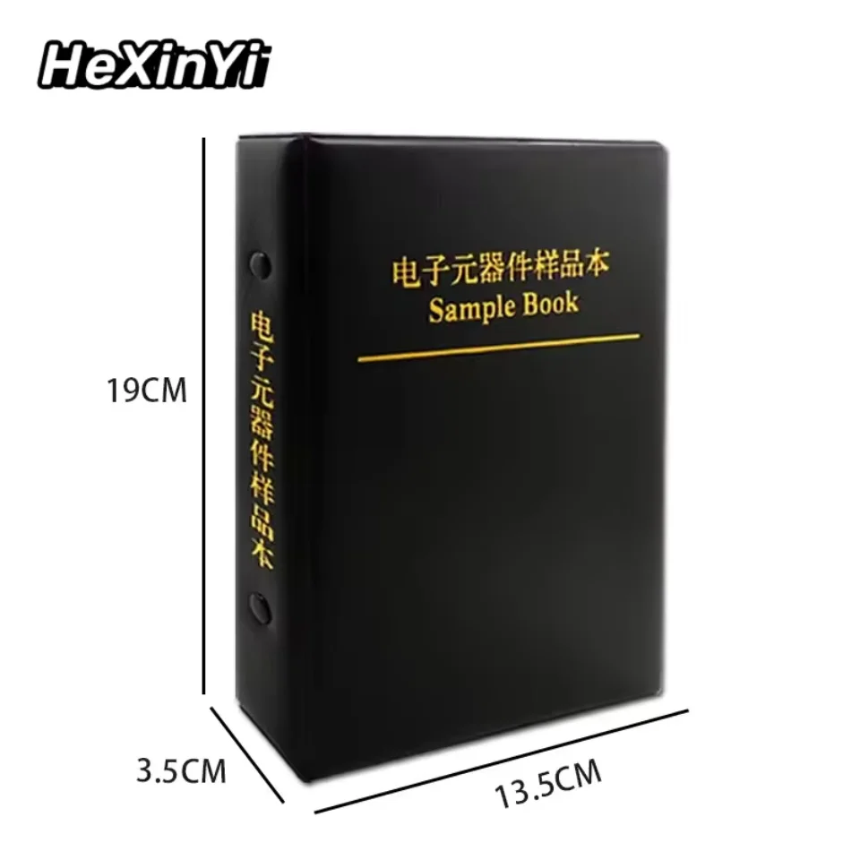 Kit resistenza 1210 2010 2512 5% JR-07 Kit assortimento resistore libro SMD 170 valori 0R-10M Libro campioni