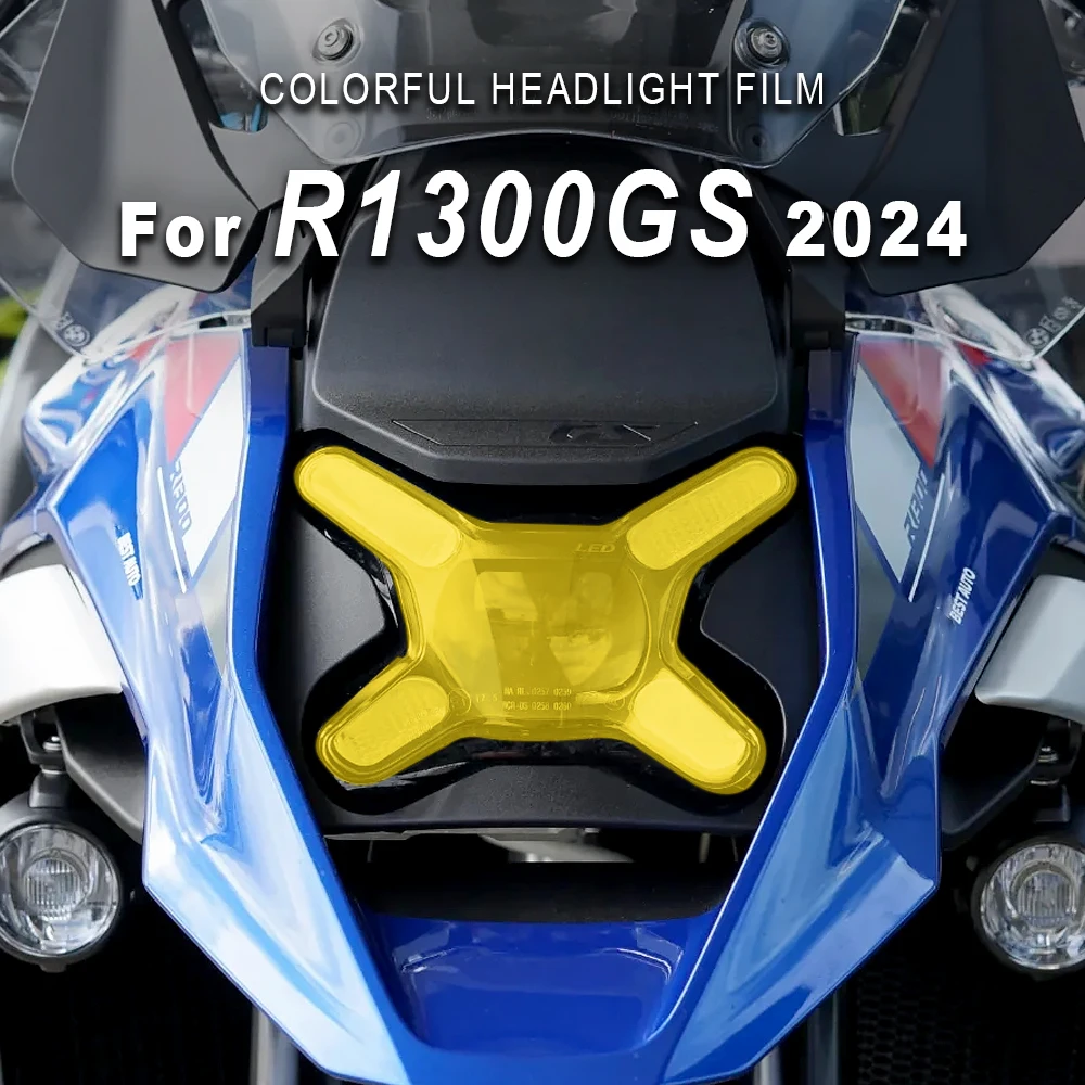 

Прозрачная пленка для фар для BMW R1300GS R1300 GS R1300 1300GS 2024, красочные наклейки на фары, наклейки для мотоциклов, аксессуары